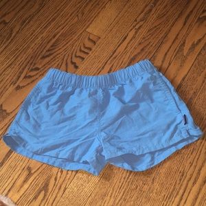Blue Patagonia shorts